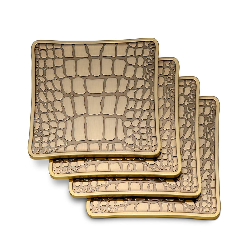 Crocodile Coasters (Set of 4) - L'OBJET