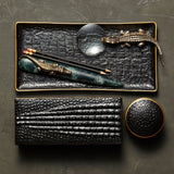 Crocodile Rectangular Tray - Medium - L'OBJET