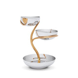Deco Leaves 3-Tier Server - Medium - L'OBJET