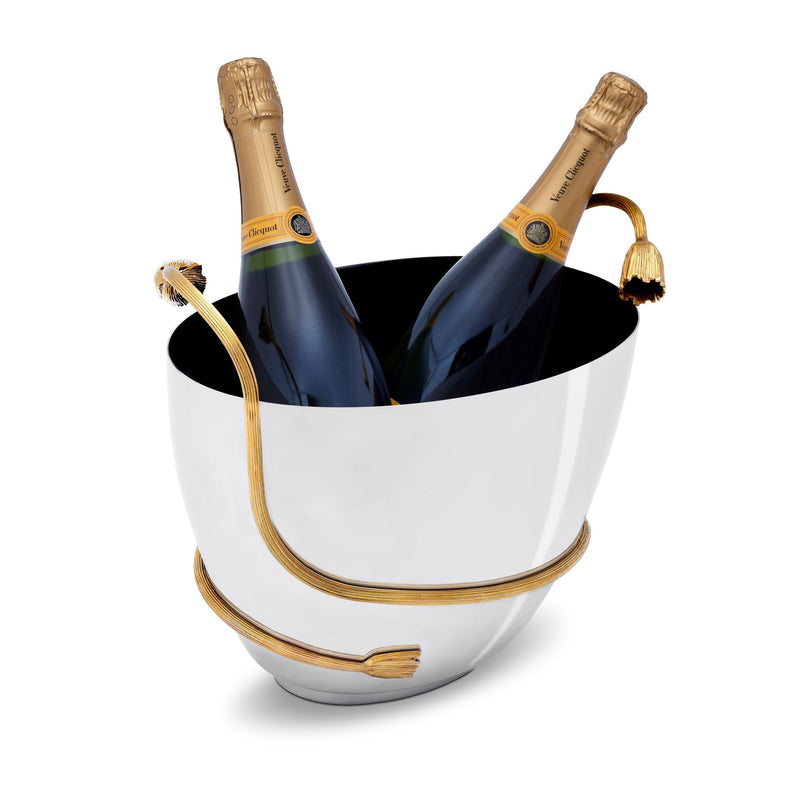 Deco Leaves Champagne Bucket L OBJET