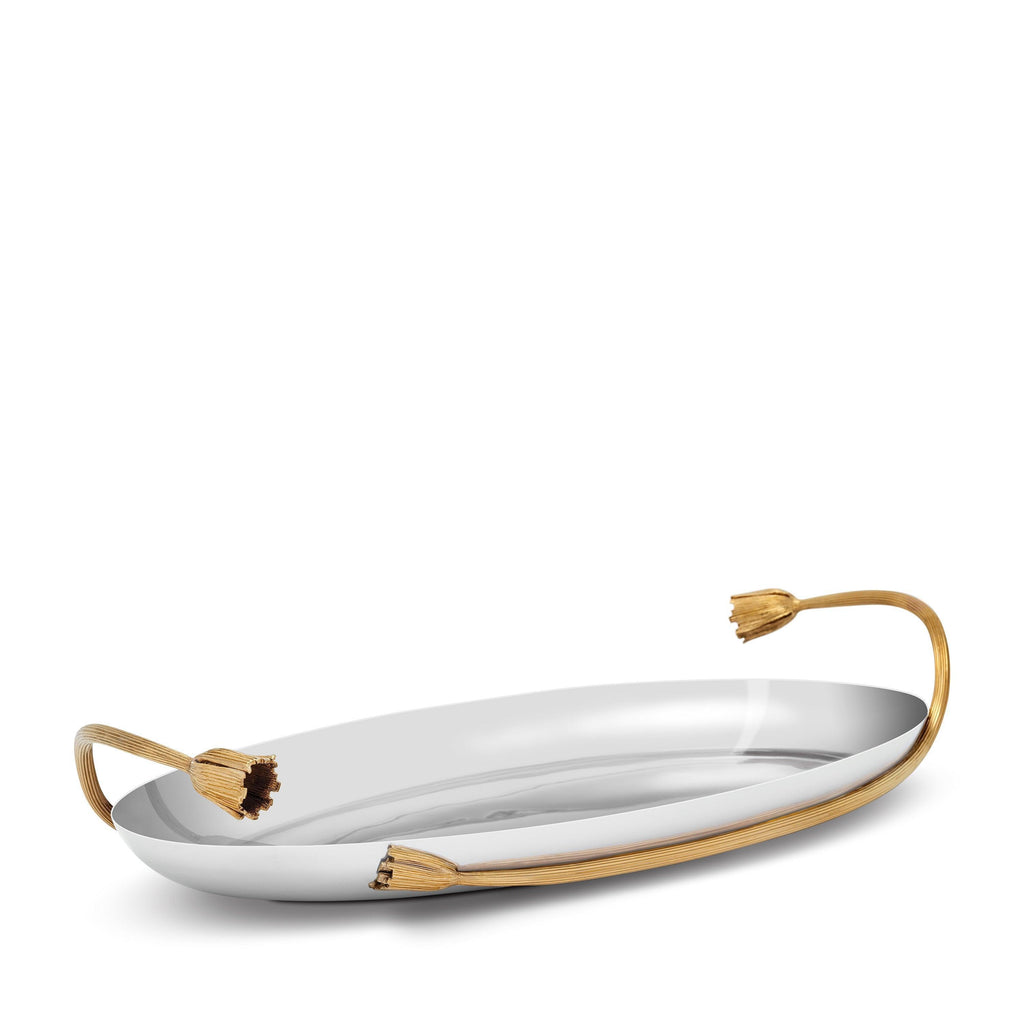 L'objet Deco Leaves Tray - Thumbnail 2