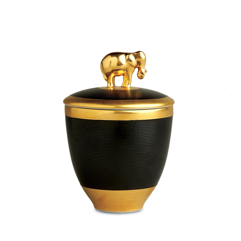Elephant Noir Candle L'Objet