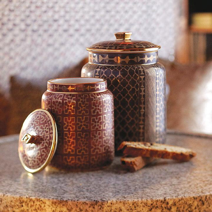 Fortuny Ashanti Canister - Medium - Grey - L'OBJET