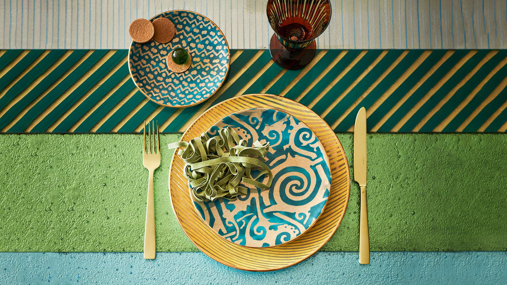 Fortuny Collection Colorful Tablescape