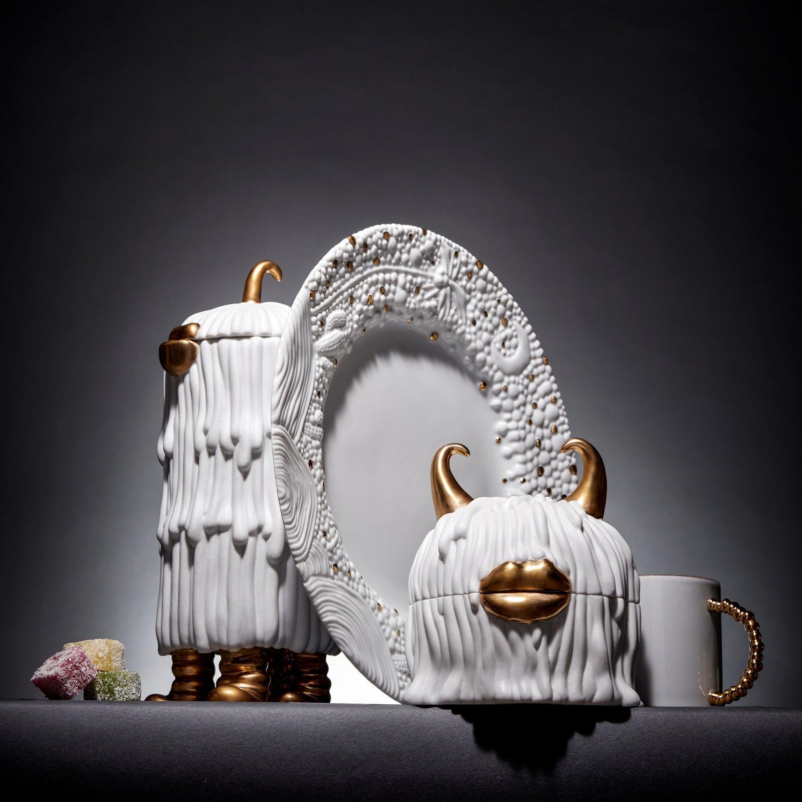 ホビー・楽器・アート KaeruCoffee Haas Djuna Coffee + Tea Pot - White - Luxury Coffee & Tea Pots - L