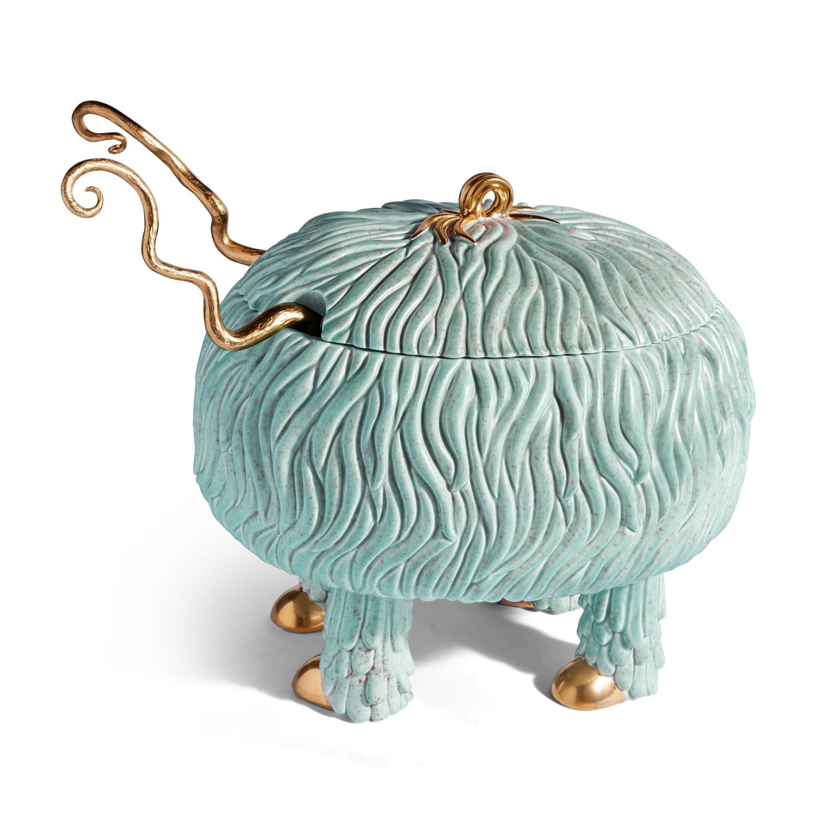 L'OBJET Haas Brothers Fox Salad Monster Serving Bowl - Blue-Green