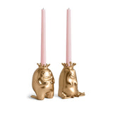 Haas King + Queen Candlesticks (Set of 2) - L'OBJET