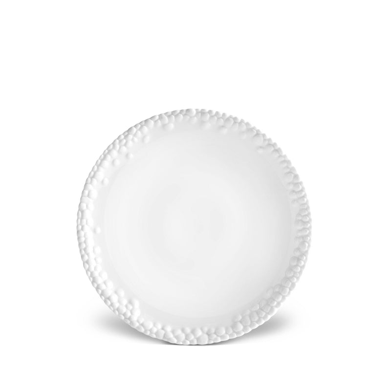 Haas Mojave Bread and Butter Plate in White Features Bold Artistry - Reminiscent of Desert Pebbles - Definitive Patterns and Versatile Style