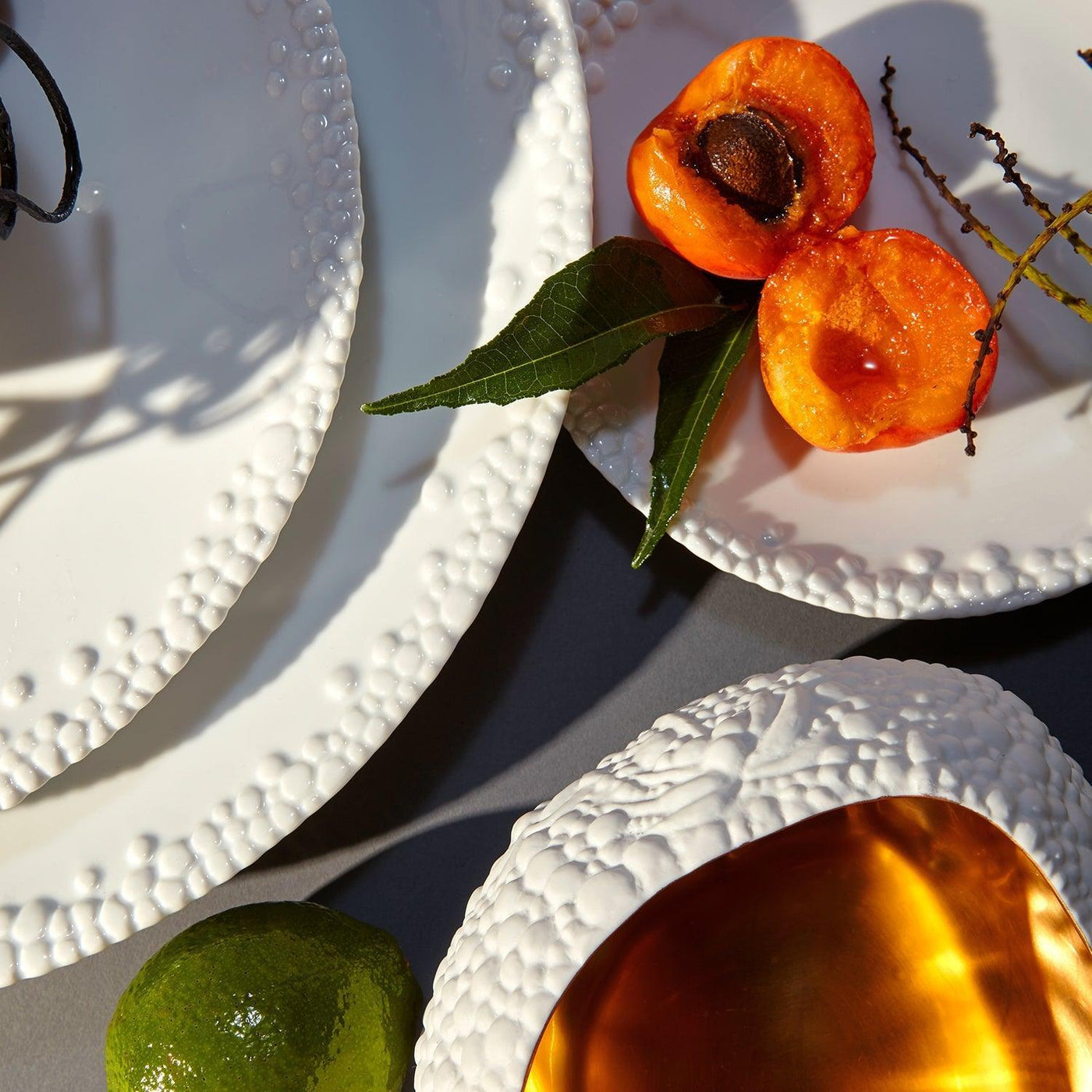 Haas Mojave Dessert Plate - White - L'OBJET