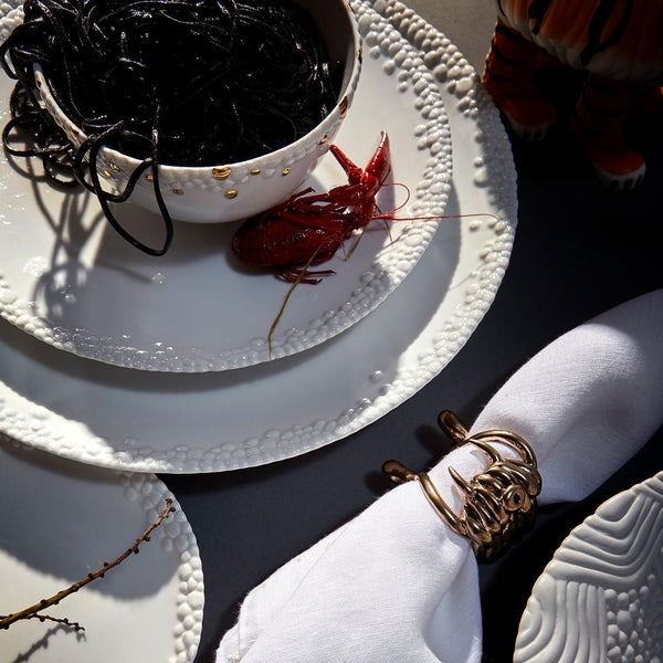 Haas Mojave Dinner Plate - White - L'OBJET