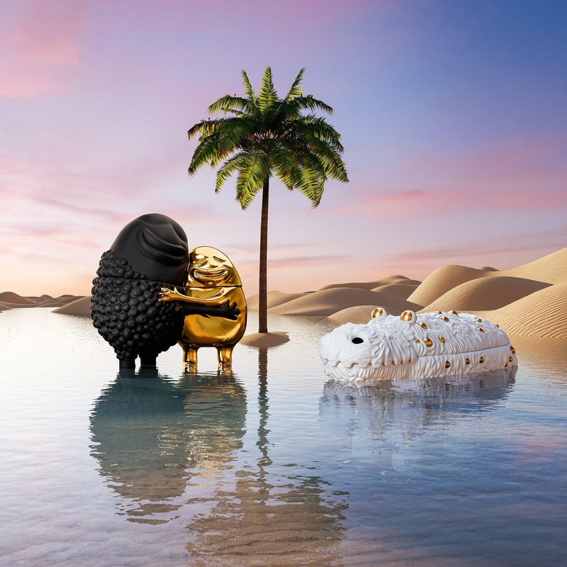 L Objet Haas Brothers Pedro the Croc Box Limited Edition of 250