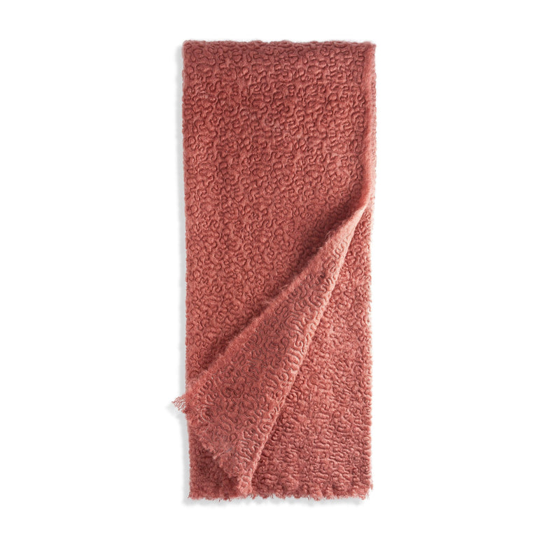 Haas Vermiculation Throw - Brick - L'OBJET