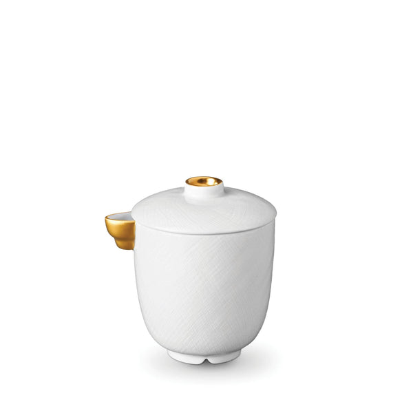 Han Creamer in Gold - Reminiscent of China's Han Dynasty - Crafted from Porcelain and Glazed Ceramics