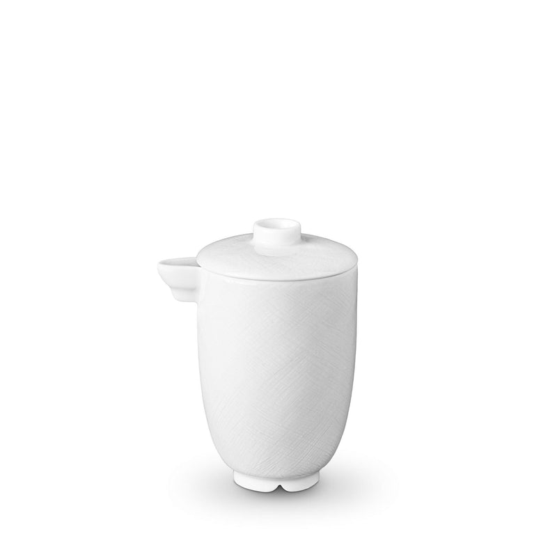 Han Olive Oil and Soy Pot in White - Reminiscent of China's Han Dynasty - Crafted from Porcelain