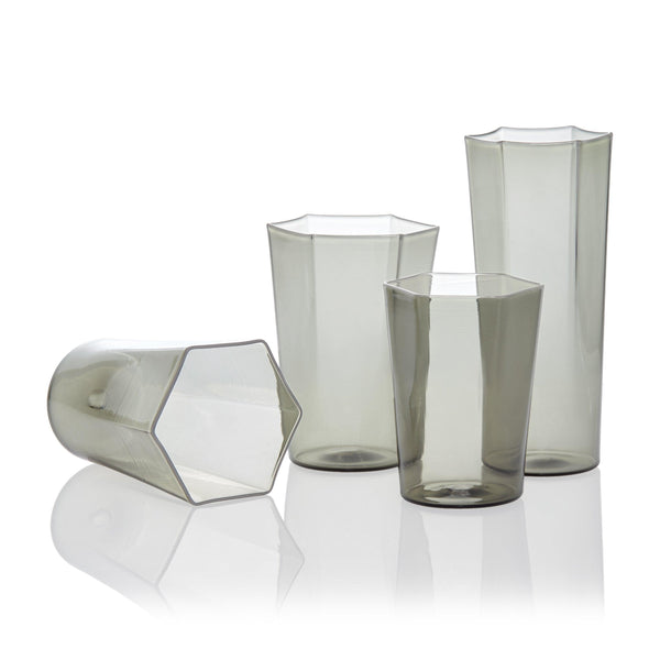 Hex Wine Glass - Smoke - L'OBJET