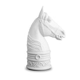 White Horse Bookend by L'OBJET - Nod to the Majestic Creatures from the Han Dynasty - Crafted from Porcelain