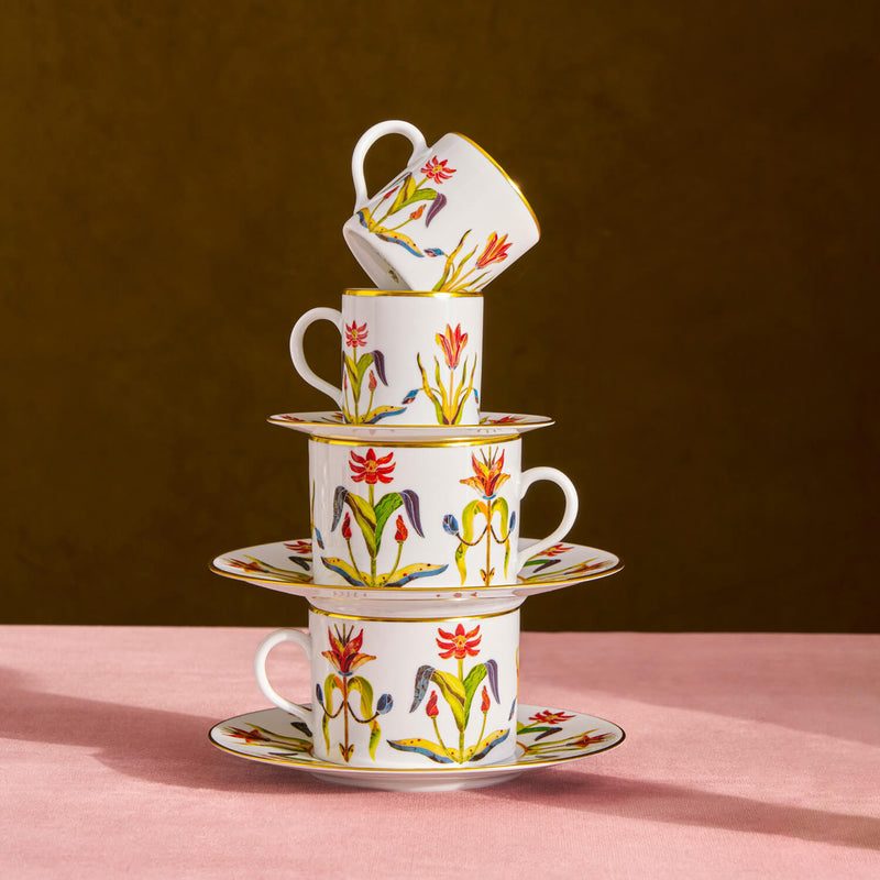 Grand Tour Espresso Cup + Saucer (Set of 6)