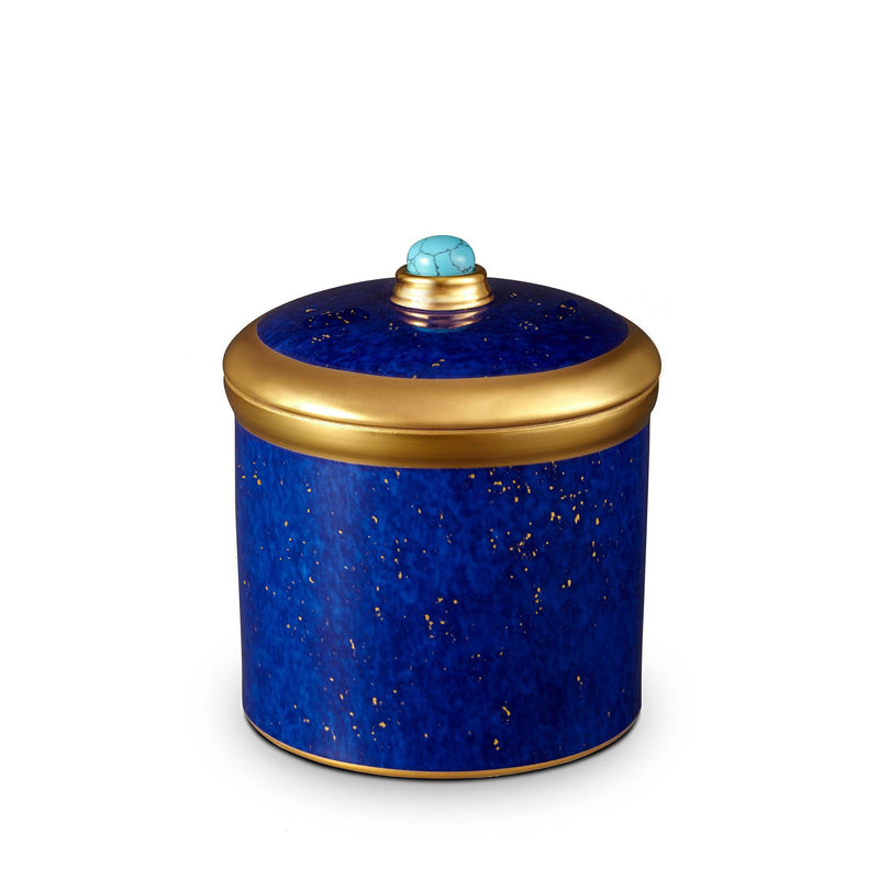 Lapis Candle from L'OBJET - Signature Fragrance - Accented with 24K Gold - Detailed with Subtle Glow and Delicate Features