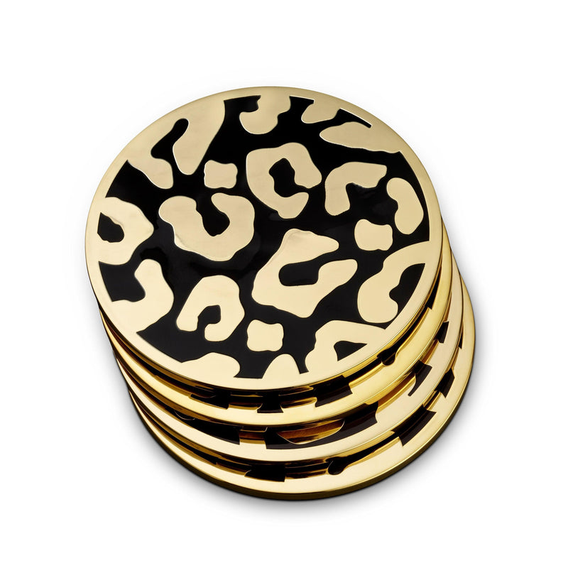 Leopard Coasters (Set of 4) - L'OBJET