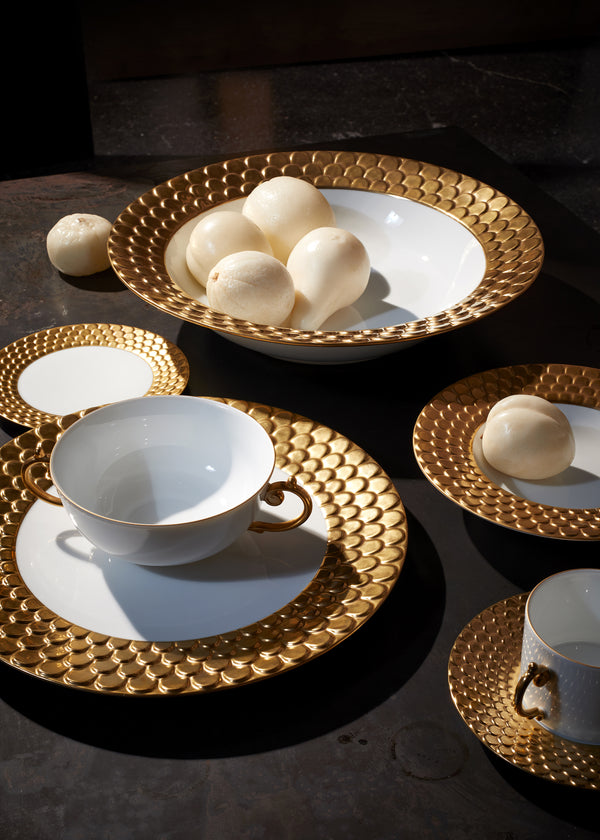 Aegean Soup Plate - Gold