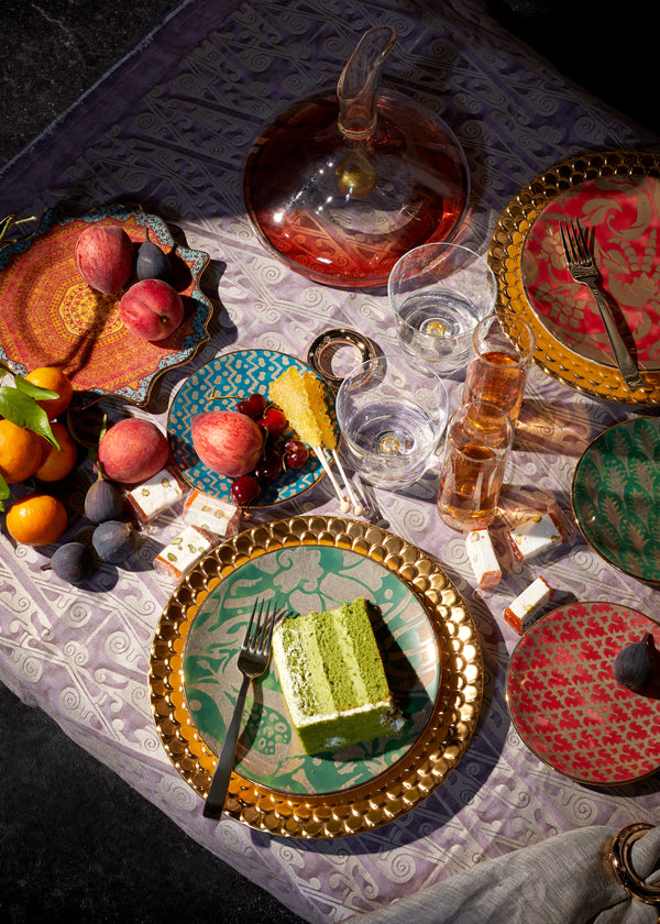 Aegean Dinner Plate - Gold