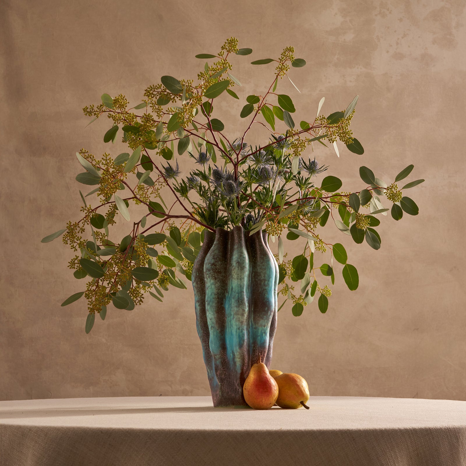 器 objet Cenote Vase - Large - Green - L'OBJET