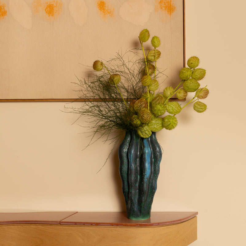 器 objet Cenote Vase - Large - Green - L'OBJET