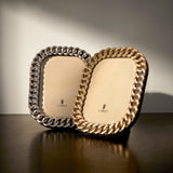 Cuban Link Frame - Platinum - 5 x 7
