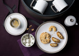 Soie Tressée Espresso Cup + Saucer - Platinum