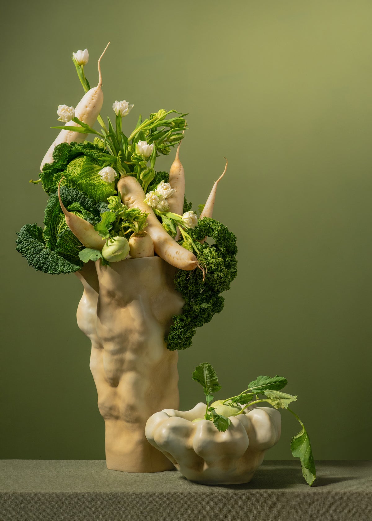 Timna Vase - Tall - Latte