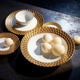 Aegean Soup Bowl - Gold