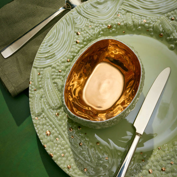 Haas Mojave Desert Charger - Matcha + Gold