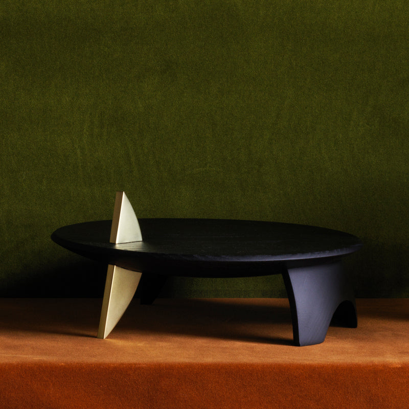 Kelly Behun Leaf Oval Bowl on Stand