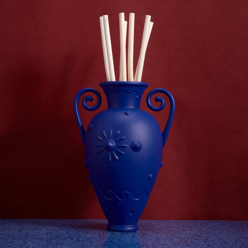 Pantheon Orpheus Amphora + Veti-Vert Diffuser Set (Blue)