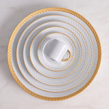 Neptune Soup Plate - Gold