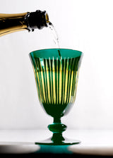 Prism Wine Glasses-Green (Set of 4)