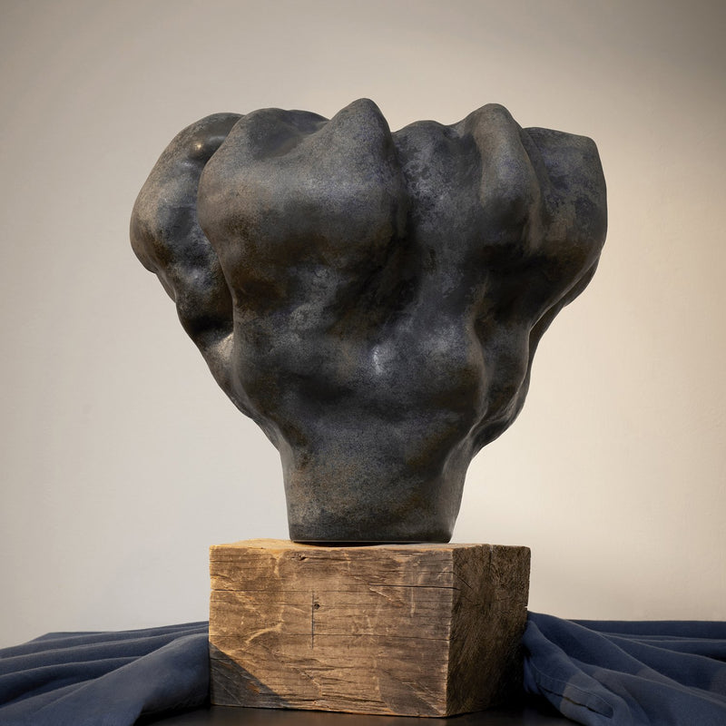 Timna Vase - Short - Aged Iron
