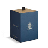 Dark blue rectangle box with "l'objet" logo