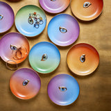 Assorted Lito Plates - Features a Bold Eye Symbolizing Protection and Awareness - Lito Set Highlights Connection