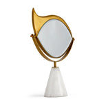 Lito Vanity Mirror by L'OBJET - Bold Eye Symbolizing Protection and Awareness