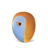Blue and Orange Lito Vide Poche - Bold Eye Symbolizing Protection and Awareness
