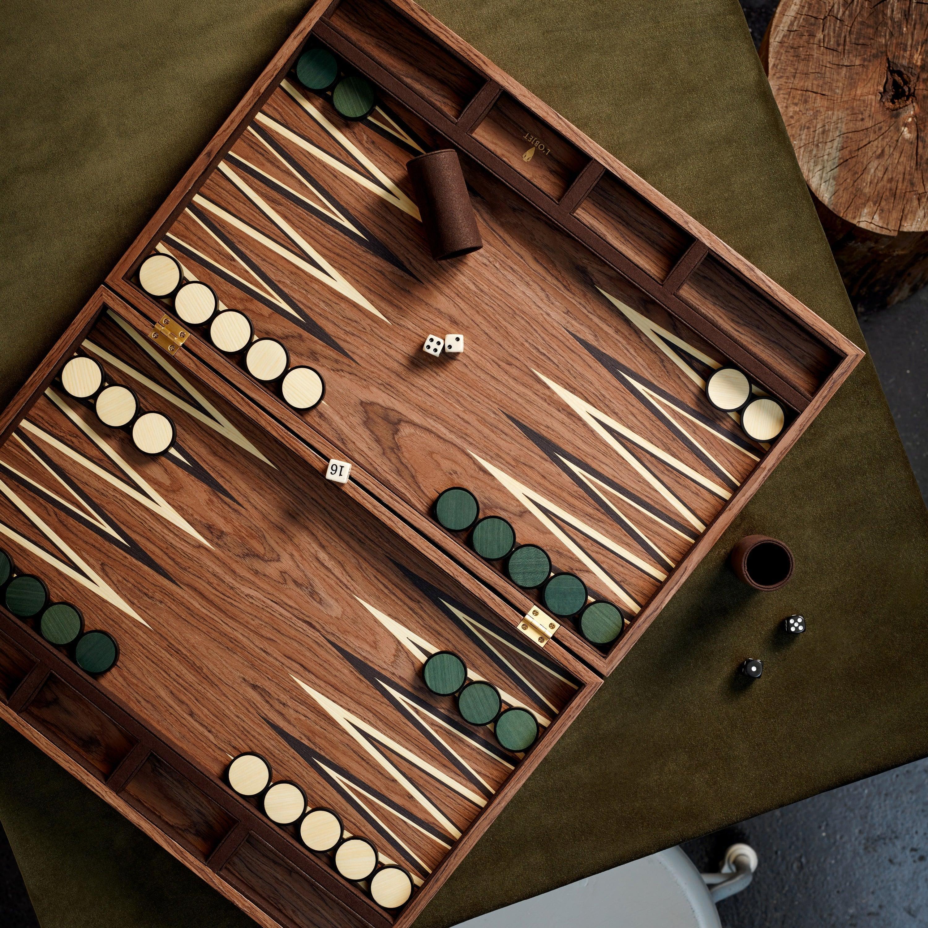 Backgammon Table Set Luxury Backgammon Sets | L'OBJET