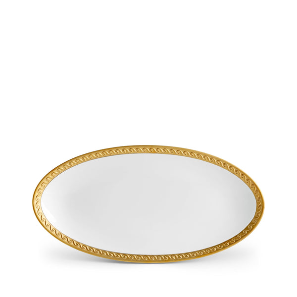 Neptune Oval Platter - Small - Gold - L'OBJET