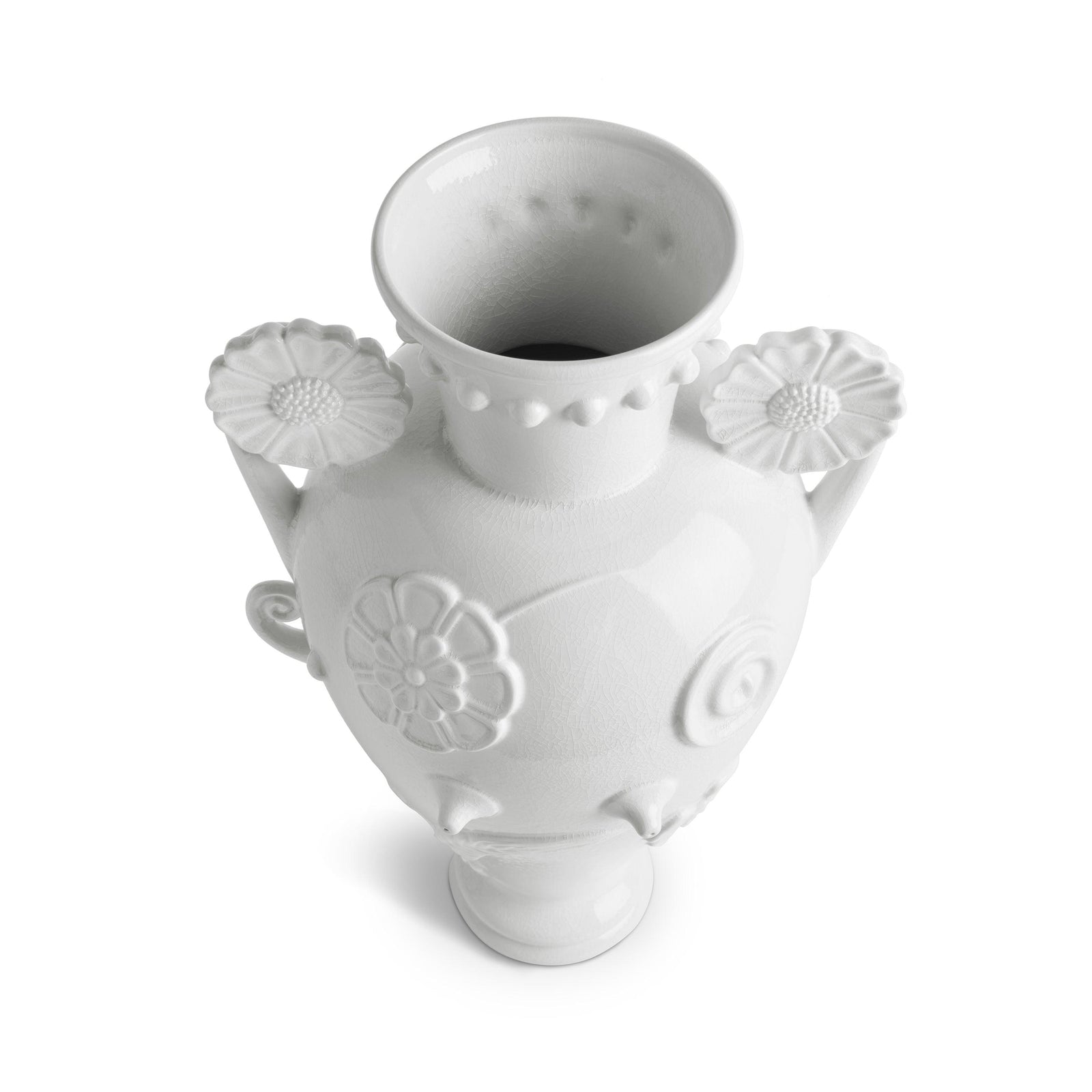 AMPHORA WHITE (midium) 花瓶 AMPHORA WHITE (midium) 花瓶 AMPHORA WHITE(midium)