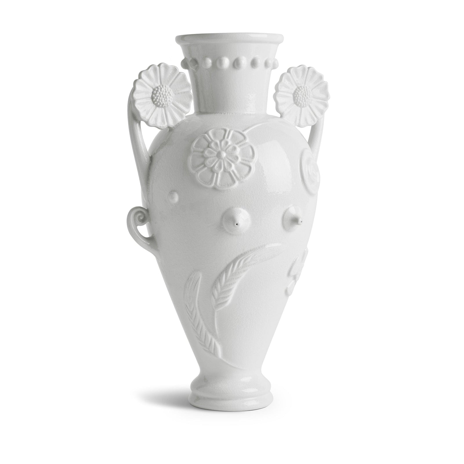 AMPHORA WHITE (midium) 花瓶 AMPHORA WHITE (midium) 花瓶 AMPHORA WHITE(midium)
