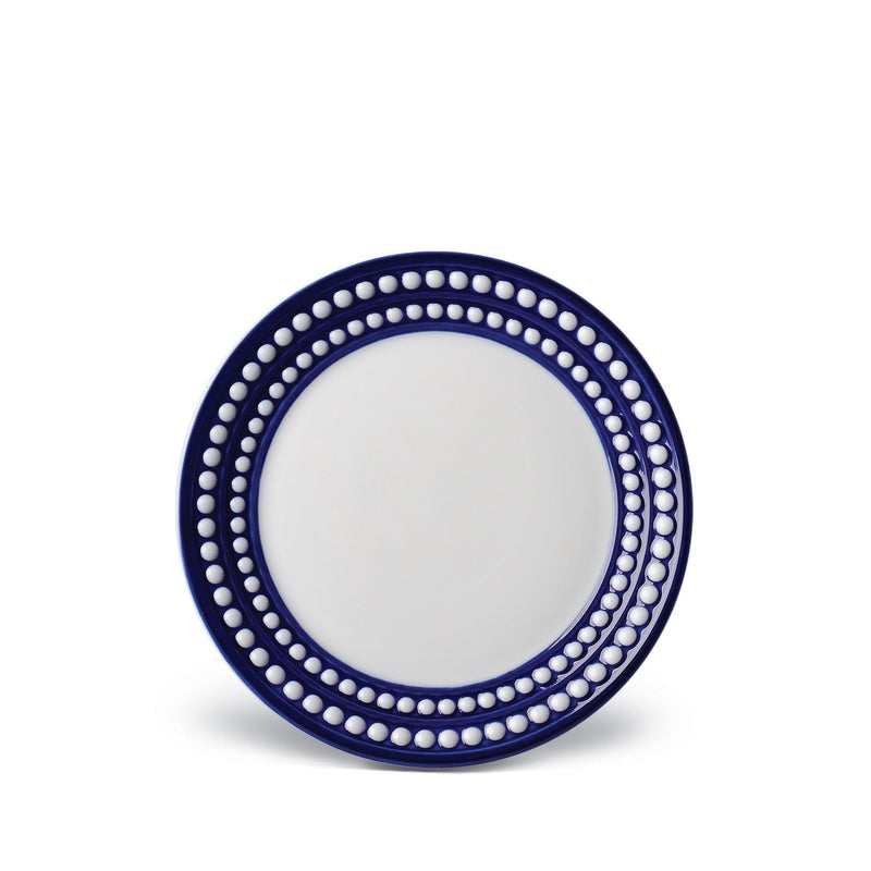 Perlée Bread and Butter Plate in Bleu - Timeless and Sophisticated Dinnerware Crafted from Porcelain and Infused with Detailed Craftsmanship