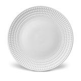 Perlée Charger in White - Timeless and Sophisticated Dinnerware Crafted from Porcelain and Infused with Detailed Craftsmanship