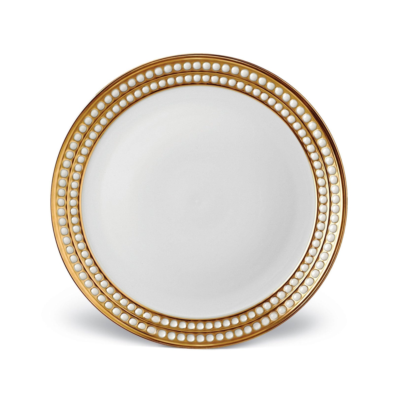 Perlée Dinner Plate - Gold - L'OBJET