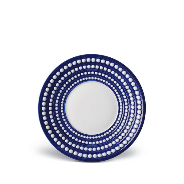 Perlée Saucer in Bleu - Timeless and Sophisticated Dinnerware Crafted from Porcelain and Infused with Detailed Craftsmanship