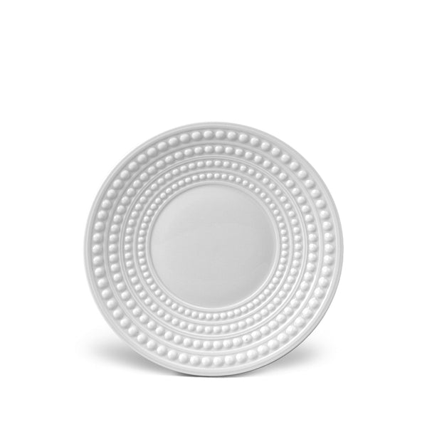 Perlée Saucer in White - Timeless and Sophisticated Dinnerware Crafted from Porcelain and Infused with Detailed Craftsmanship